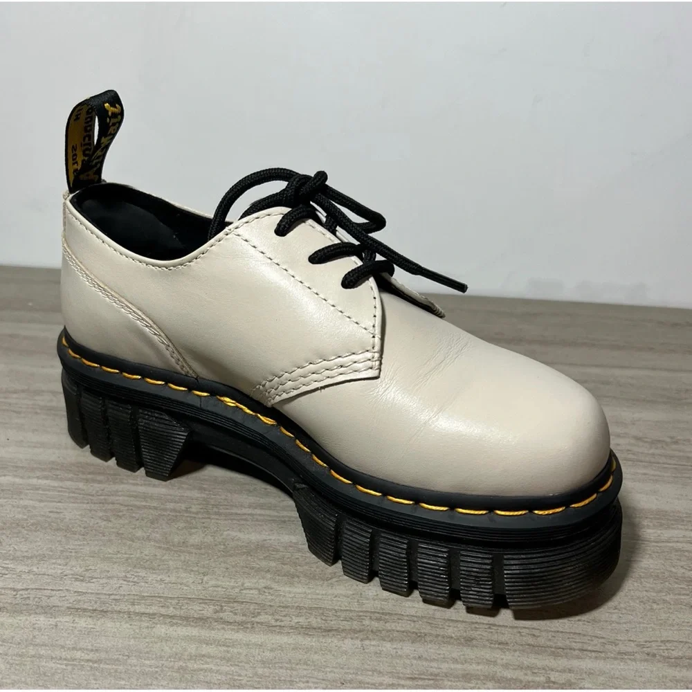 *Dr. Martens Audrick Nappa Leather Platform Shoes
